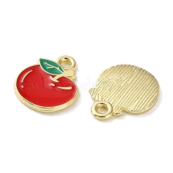 Fruit Alloy Enamel Charms&nbsp;PALLOY-S058-01LG-07