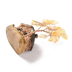 Resin & Natural Mixed Stone Model Ornament&nbsp;DJEW-Z001-01
