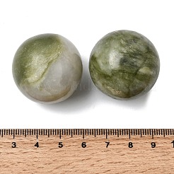 Natural Chinese Southern Jade No Hole Sphere Beads&nbsp;G-I367-05-14