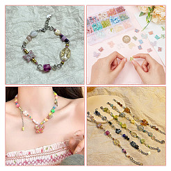 15Style Plating Transparent Acrylic Beads&nbsp;OACR-AR0001-19