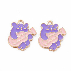 Alloy Enamel Pendants&nbsp;ENAM-N054-65A-NR