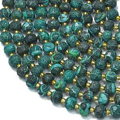 Natural Malachite Beads Strands&nbsp;G-K389-E82-01