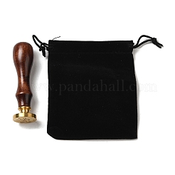 Retro Wax Seal Wood Stamp&nbsp;PH-TOOL-WH0070-05