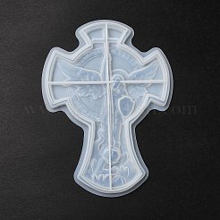 Cross DIY Jewelry Plate Silicone Molds&nbsp;DIY-P074-03