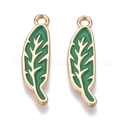Rack Plating Alloy Enamel Pendants&nbsp;ENAM-N056-342