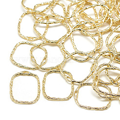 Brass Open Back Bezel Pendants&nbsp;X-KK-N200-042