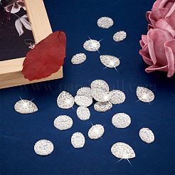 150Pcs 3 Styles Druzy Resin Cabochons&nbsp;RESI-CW0001-16