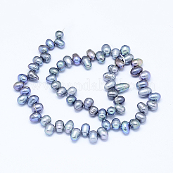 Natural Cultured Freshwater Pearl Beads Strands&nbsp;PEAR-G004-01C-01-X