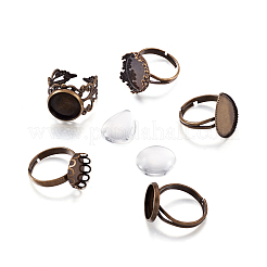 Finger Rings Making Kits&nbsp;DIY-FW0001-12