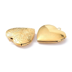 Ion Plating(IP) 304 Stainless Steel Locket Pendants&nbsp;X-STAS-P291-06G