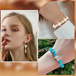 2 Strands Synthetic Turquoise Beads Strands&nbsp;TURQ-SC0001-06