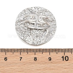 Textured 304 Stainless Steel Cuff Rings&nbsp;SA-CBA0F84-01P