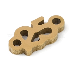 304 Stainless Steel Connector Charms&nbsp;STAS-L279-018G