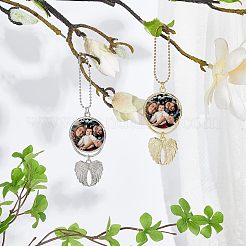 4 Sets 2 Colors Alloy Pendant Decoration Cabochon Settings&nbsp;FIND-CA0004-32