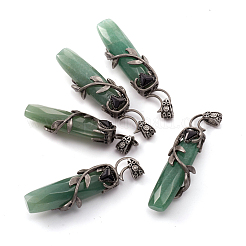 Natural & Synthetic Mixed Gemstone Big Pendants&nbsp;G-I278-07