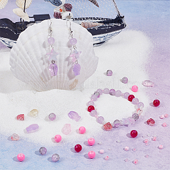 Ocean Theme DIY Seed & Glass Beads Jewelry Making Finding Kit&nbsp;DIY-SC0024-64B