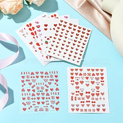 7 Sheets 7 Styles Valentine's Day Theme Paper Nail Art Sticker&nbsp;DIY-CJ0002-86