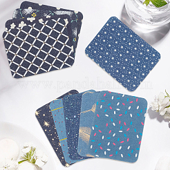 20Pcs 10 Styles Rectangle Cloth Patches&nbsp;PATC-CY0001-64
