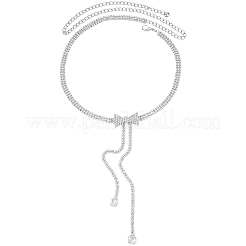 Full Crystal Rhinestone Chain Belts&nbsp;AJEW-WH20816-035P