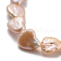 Natural Baroque Keshi Pearl Beads Strands&nbsp;PEAR-P064-07B-02C