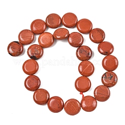 Natural Red Jasper Beads Strands&nbsp;G-L648-B04-15mm