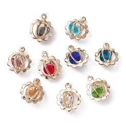 50Pcs Rack Plating Light Gold Iron Pendants&nbsp;IFIN-CJ0001-76
