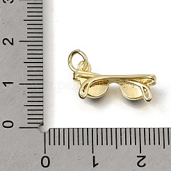Brass Enamel Pendants&nbsp;KK-C262-53G