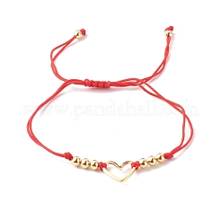 Adjustable Nylon Thread Braided Bead Bracelets&nbsp;BJEW-JB06437