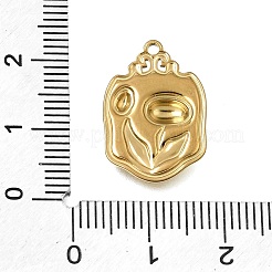 304 Stainless Steel Pendants&nbsp;SA-CBAF4B0-04G-01