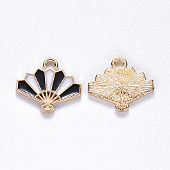 Chinese Style Alloy Enamel Pendants&nbsp;X-ENAM-N054-026C