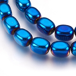 Electroplate Non-magnetic Synthetic Hematite Bead Strands&nbsp;G-I208-14-A