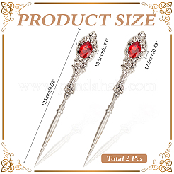 Vintage Alloy Glass Sewing Awl&nbsp;TOOL-WH0006-008P
