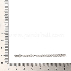 Rack Plating Brass Curb Chain Extender&nbsp;KK-Q807-11P