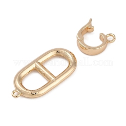 Brass Fold Over Clasps&nbsp;FIND-U017-16G-01