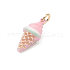 Spray Painted Brass Pendants&nbsp;KK-CBAEB58-15A