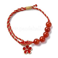 Nylon Braided Bead Bracelets for Women Men&nbsp;BJEW-JB11361-01