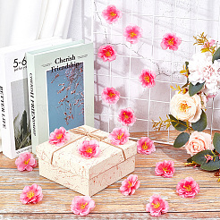 150Pcs Cloth Artificial Peach Blossom&nbsp;AJEW-BBC0002-33