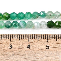 Natural Green Onyx Agate Beads Strands&nbsp;G-L633-A01-4mm