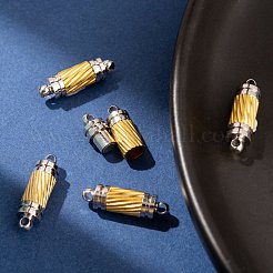 Brass Magnetic Clasps with Loops&nbsp;X-MC040-1