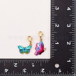 Alloy Enamel Pendant Decoration&nbsp;HJEW-SW00027-01