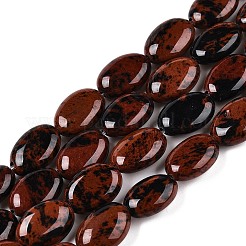 Natural Mahogany Obsidian Beads Strands&nbsp;G-M206-55