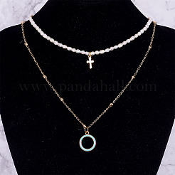 Alloy Enamel Pendants&nbsp;ENAM-TA0002-05G