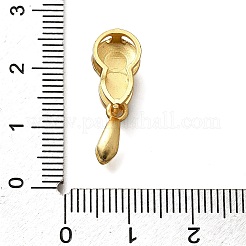 Brass Ice Pick Pinch Bails&nbsp;KK-M313-15G-03