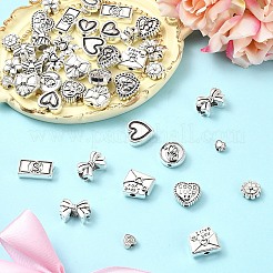 45Pcs 15 Styles Tibetan Style Alloy Beads&nbsp;FIND-YW0006-27