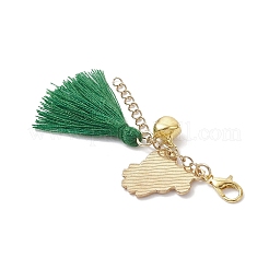 Christmas Alloy Enamel Pendant Decorations&nbsp;HJEW-JM04122