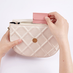 Rectangle PU Leather Ring Bags&nbsp;ABAG-WH0047-01B