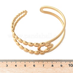 304 Stainless Steel Cuff Bangles for Women&nbsp;BJEW-U032-07G