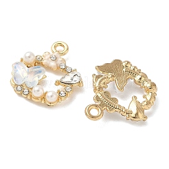 Alloy Rhinestone Pendants&nbsp;FIND-C074-21KCG-02