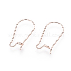 304 Stainless Steel Hoop Earring Findings&nbsp;STAS-P223-01RG-02