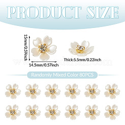 80Pcs Plastic Cabochons&nbsp;KY-TADJ0001-08